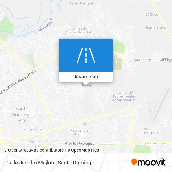 Mapa de Calle Jacobo Majluta