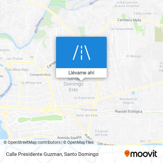 Mapa de Calle Presidente Guzman