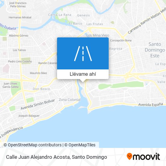 Mapa de Calle Juan Alejandro Acosta