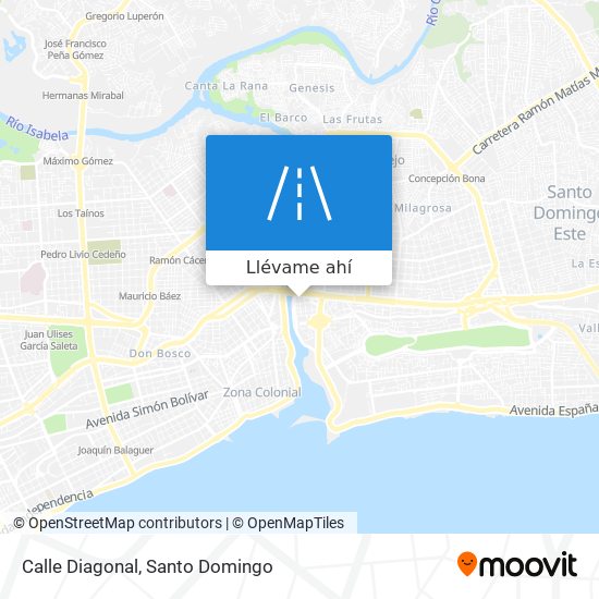 Mapa de Calle Diagonal