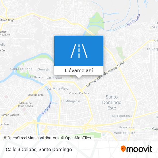Mapa de Calle 3 Ceibas