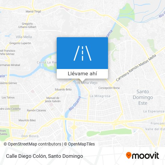 Mapa de Calle Diego Colón