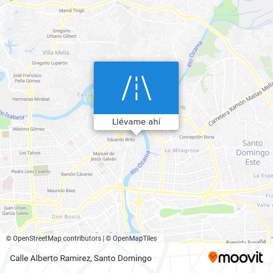 Mapa de Calle Alberto Ramirez