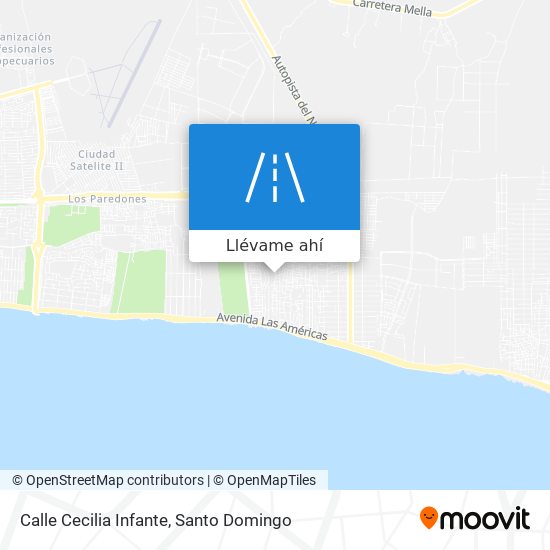 Mapa de Calle Cecilia Infante