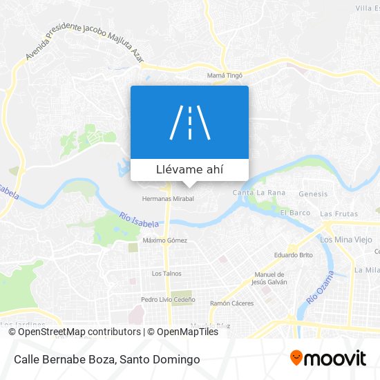 Mapa de Calle Bernabe Boza