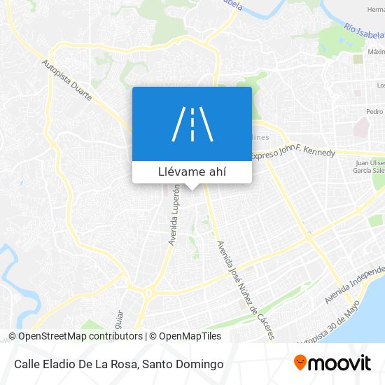 Mapa de Calle Eladio De La Rosa