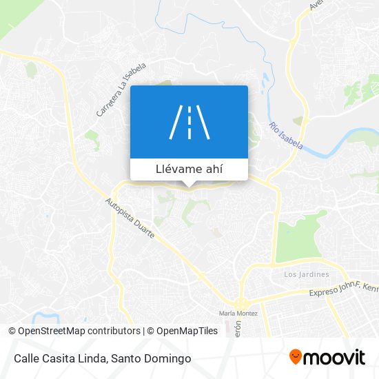 Mapa de Calle Casita Linda