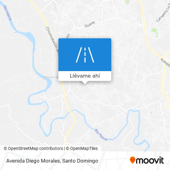 Mapa de Avenida Diego Morales