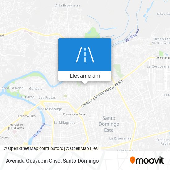 Mapa de Avenida Guayubin Olivo