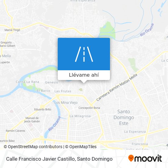 Mapa de Calle Francisco Javier Castillo
