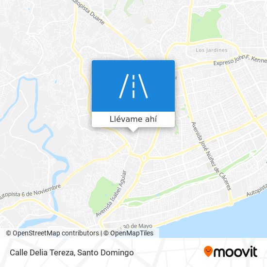Mapa de Calle Delia Tereza