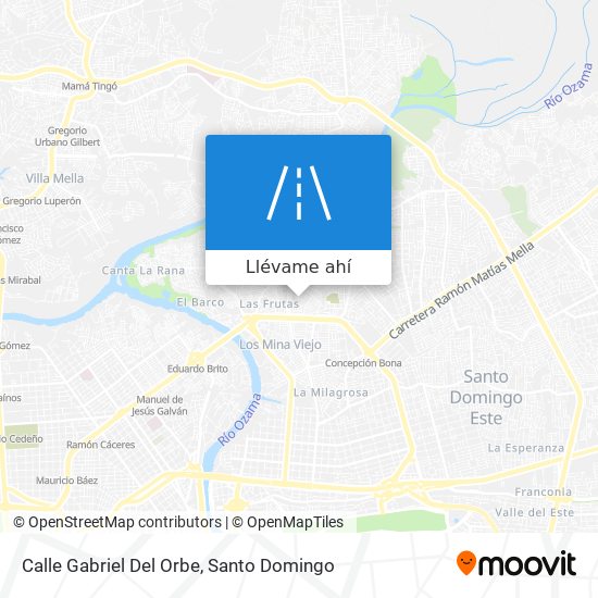 Mapa de Calle Gabriel Del Orbe