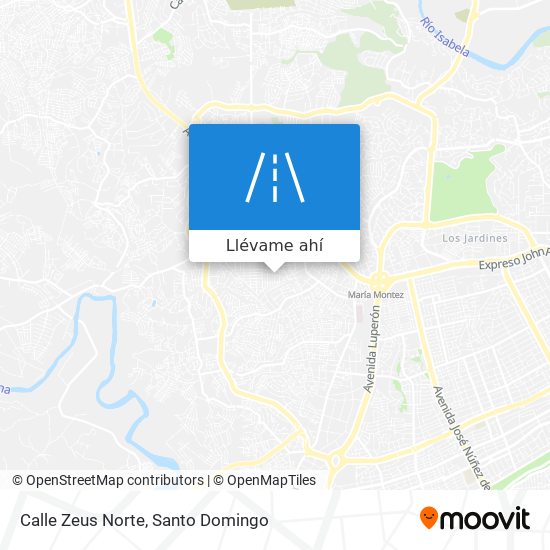 Mapa de Calle Zeus Norte