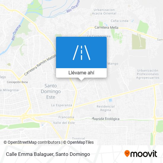 Mapa de Calle Emma Balaguer