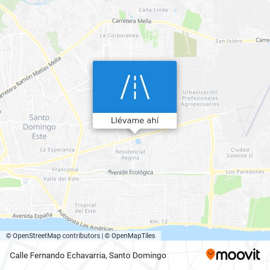 Mapa de Calle Fernando Echavarria