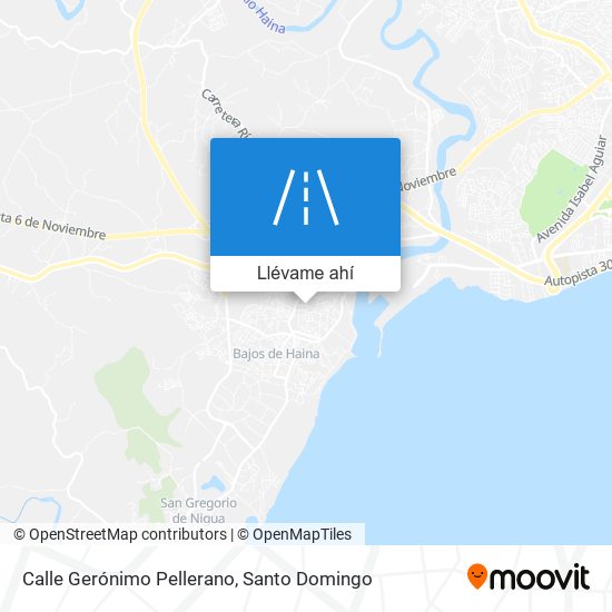 Mapa de Calle Gerónimo Pellerano