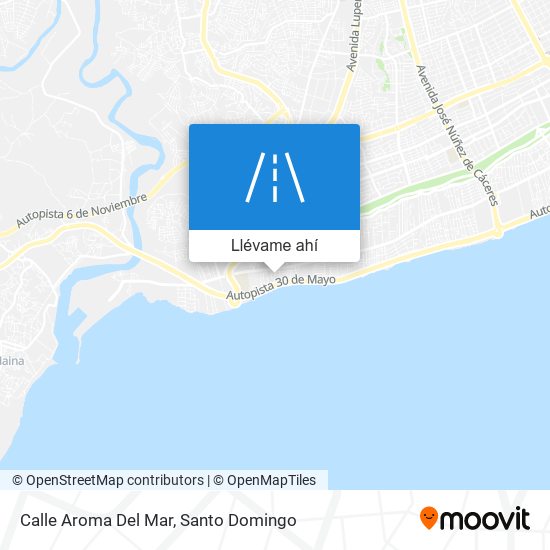 Mapa de Calle Aroma Del Mar