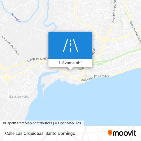 Cómo llegar a Calle Las Orquideas en San Cristóbal en Autobús?