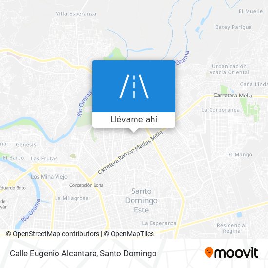 Mapa de Calle Eugenio Alcantara