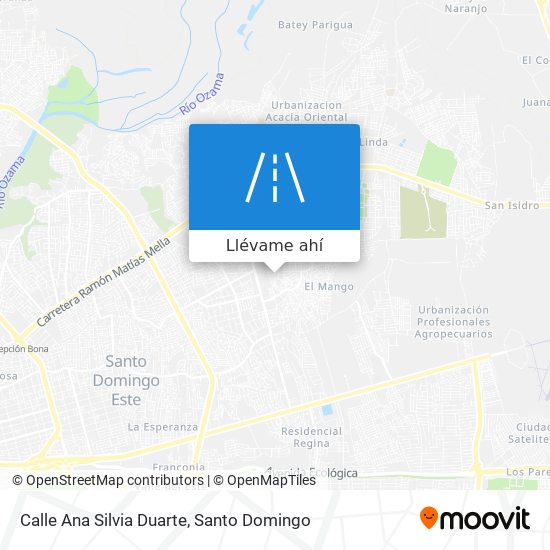 Mapa de Calle Ana Silvia Duarte