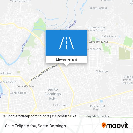 Mapa de Calle Felipe Alfau