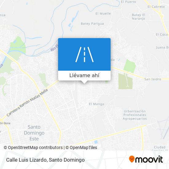Mapa de Calle Luis Lizardo