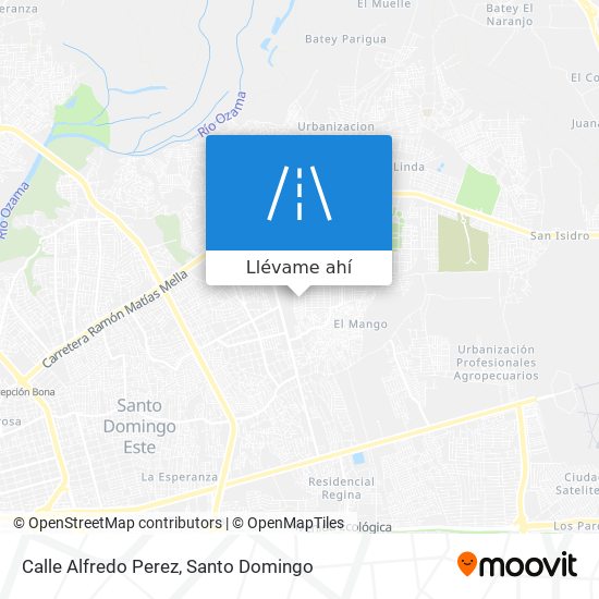 Mapa de Calle Alfredo Perez