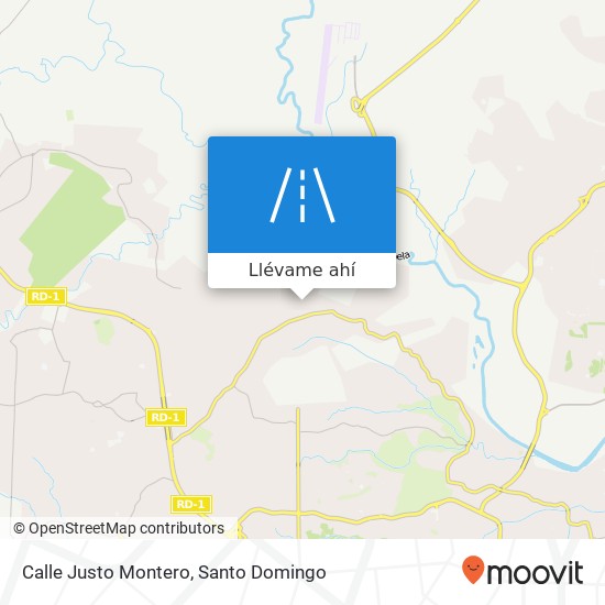 Mapa de Calle Justo Montero