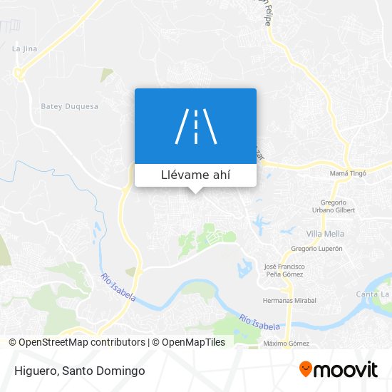 Mapa de Higuero
