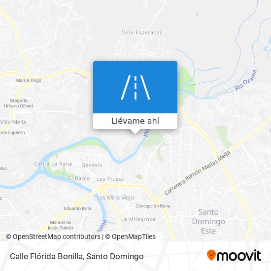 Mapa de Calle Flórida Bonilla