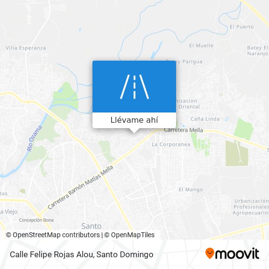 Mapa de Calle Felipe Rojas Alou