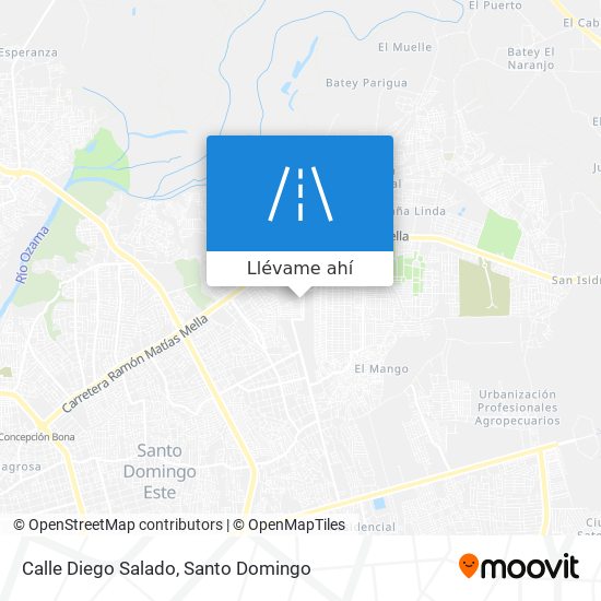 Mapa de Calle Diego Salado