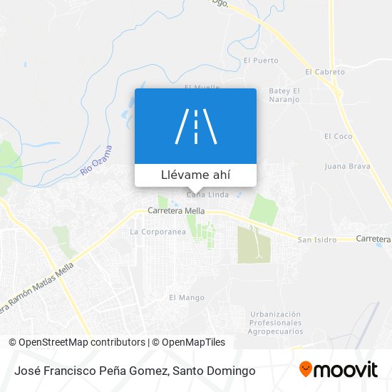 Mapa de José Francisco Peña Gomez