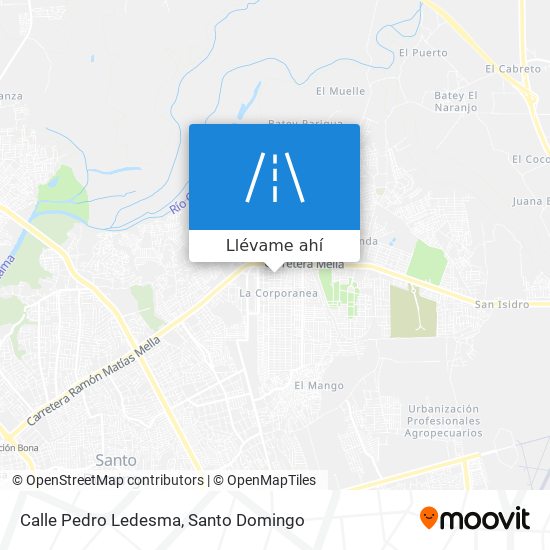 Mapa de Calle Pedro Ledesma