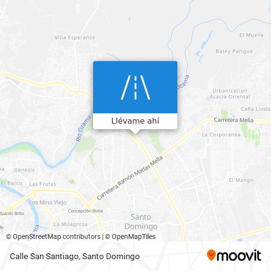 Mapa de Calle San Santiago