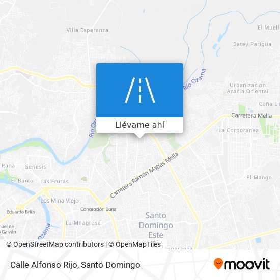 Mapa de Calle Alfonso Rijo