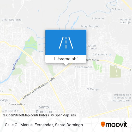 Mapa de Calle Gil Manuel Fernandez