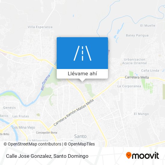 Mapa de Calle Jose Gonzalez