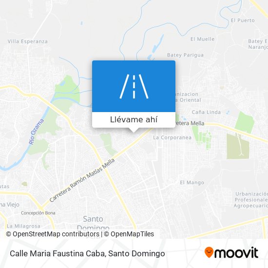 Mapa de Calle Maria Faustina Caba