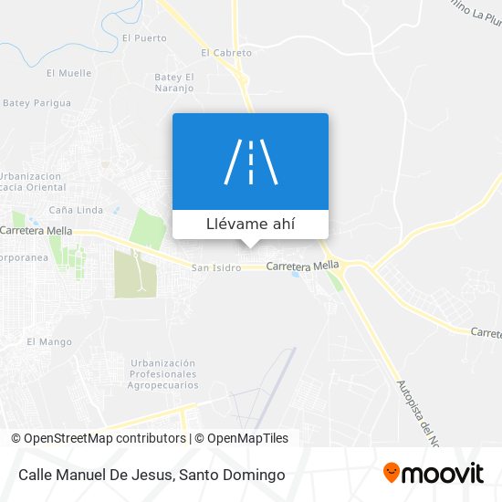 Mapa de Calle Manuel De Jesus