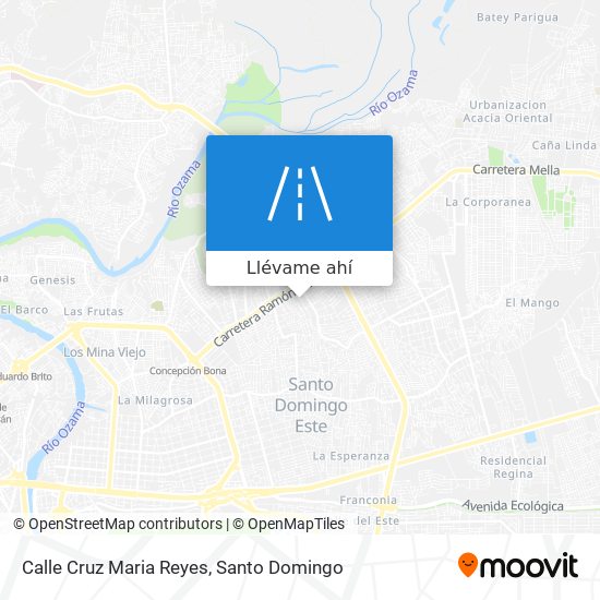 Mapa de Calle Cruz Maria Reyes