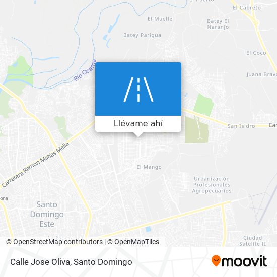 Mapa de Calle Jose Oliva