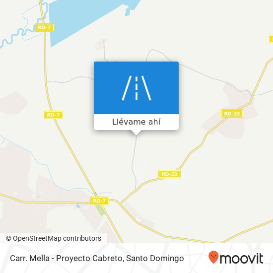 Mapa de Carr. Mella - Proyecto Cabreto