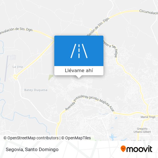 Mapa de Segovia