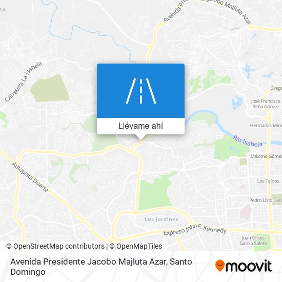 Mapa de Avenida Presidente Jacobo Majluta Azar