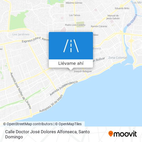 Mapa de Calle Doctor José Dolores Alfonseca