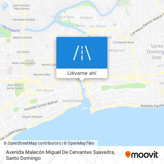 Mapa de Avenida Malecón Miguel De Cervantes Saavedra