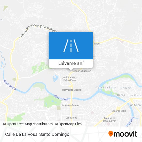 Mapa de Calle De La Rosa