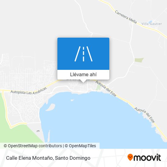 Mapa de Calle Elena Montaño