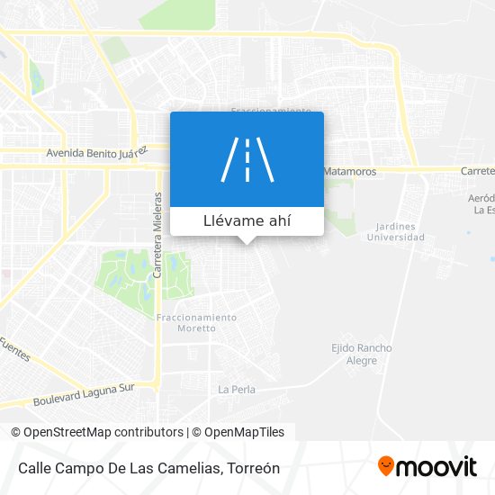 Mapa de Calle Campo De Las Camelias